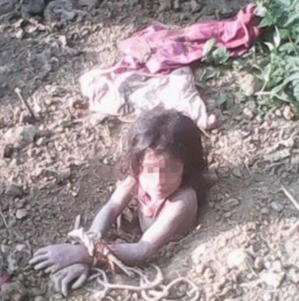 VIDEO: Indian Father Buried His 10-Year-Old Daughter Al!ve In His Garden Because She Was A Girl