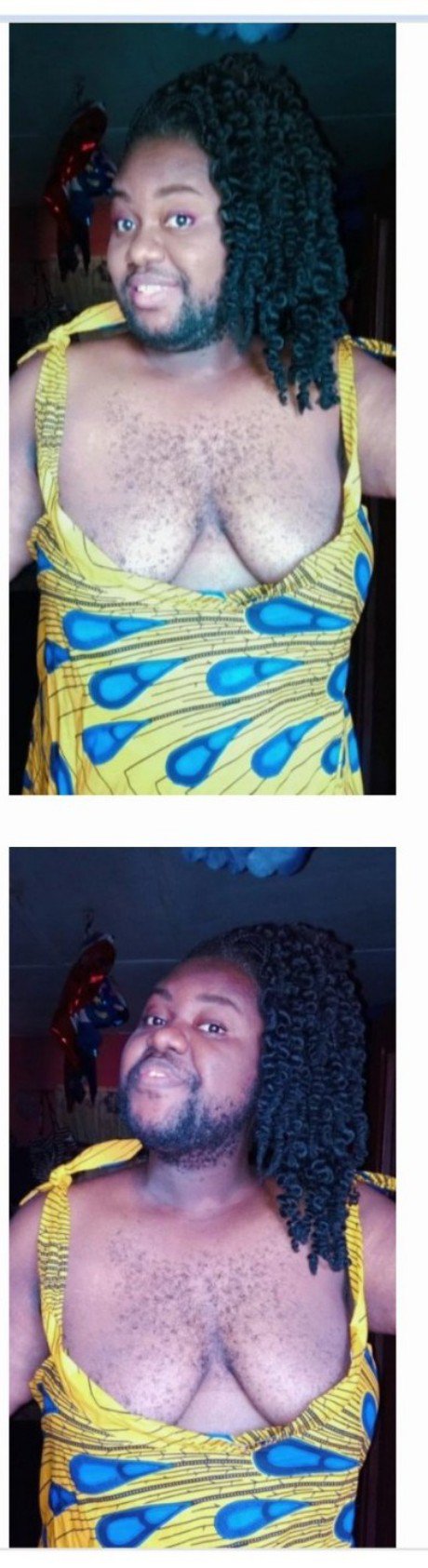 "I Want to Look Like A Woman", Nigeria’s Hairiest Woman - Queen Okafor Finally Shaves off Her Beards