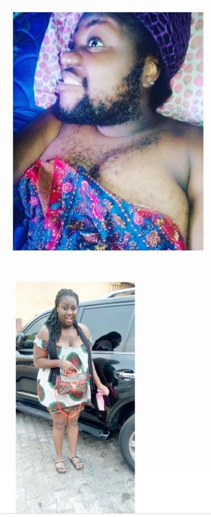 "I Want to Look Like A Woman", Nigeria’s Hairiest Woman - Queen Okafor Finally Shaves off Her Beards