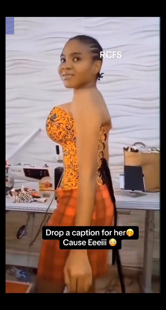 VIDEO: Pretty Lady Melts The Hearts of Men With Her Tight G0wn and Overload Packaging