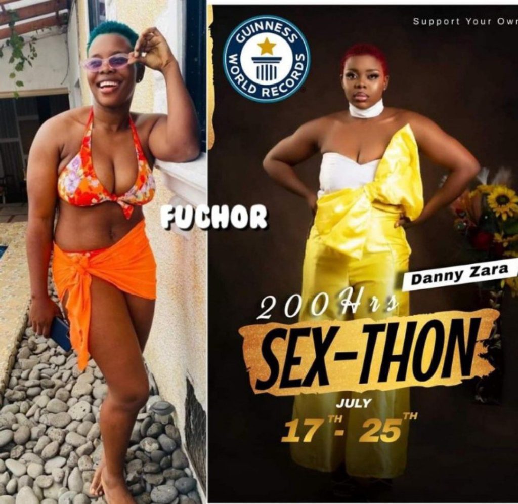"She Go Nack 100 Men": Reactions as Cameroon Woman Plans to Start 200-Hour $$x Marathon to Set New Record