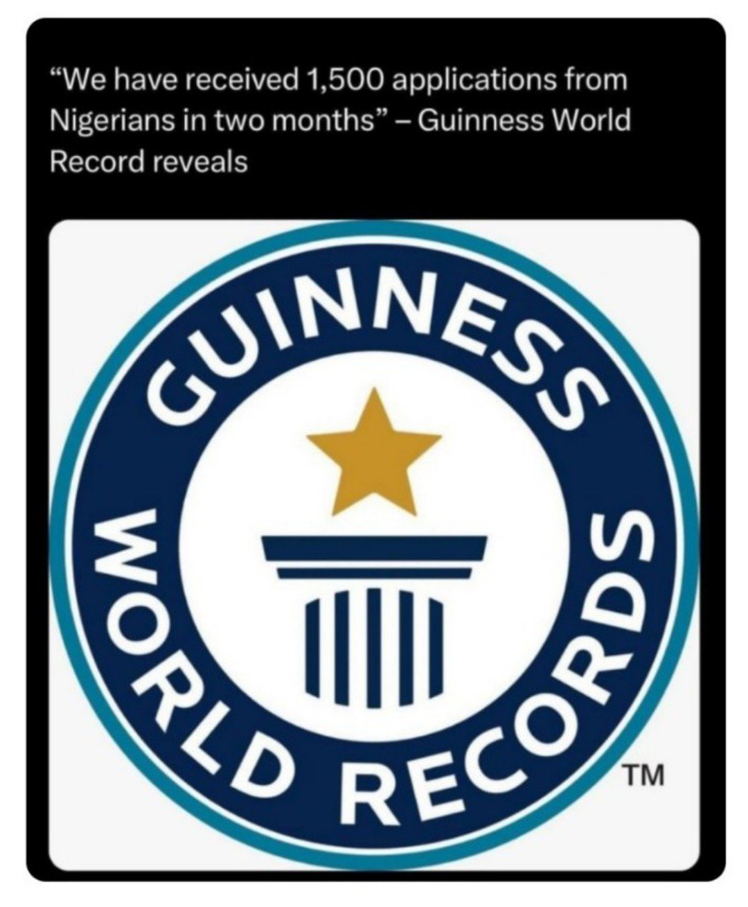 Guinness Word Record warning to Nigerians. Nigerian Man Goes Blind Trying to Set Guinness World Record for Longest Crying Marathon.