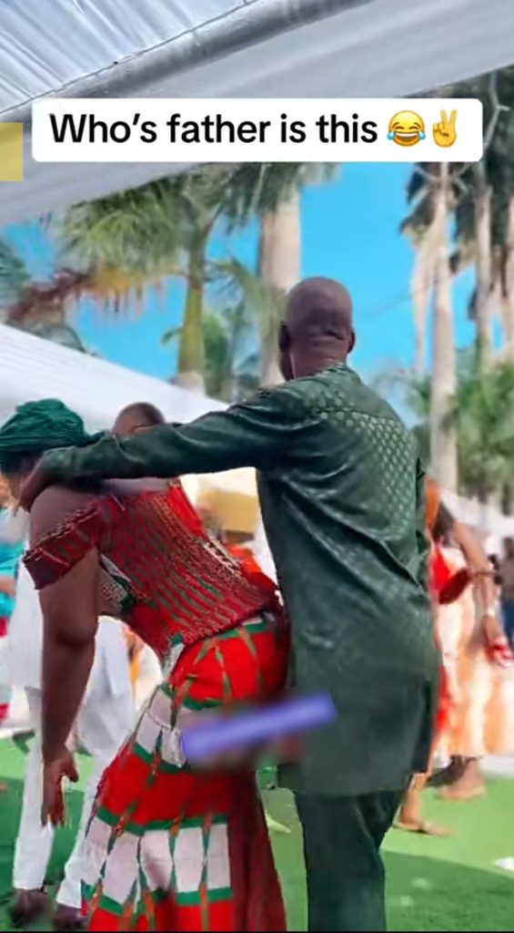 Who's Father is This? Video of Elderly Man Jamming To Davido's Song While Rocking His Wife Set the Internet on Fire
