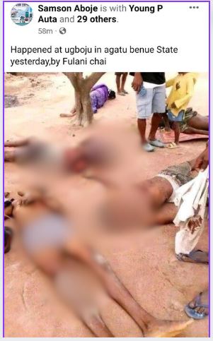 15 Persons Killed In Ugboju, Agatu, Benue State
