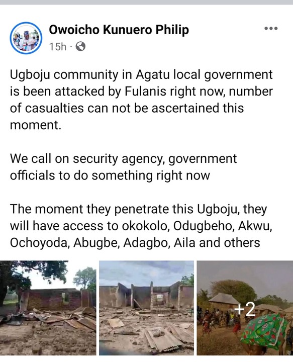 15 Persons Killed In Ugboju, Agatu, Benue State
