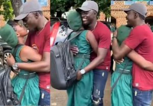 Is this Right? Netizens Criticize Man For K!$$ing and Gr0p!ng his Daughter (Video)