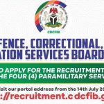 Last Chance: Nigerian Correctional, Fire, Immigration Services Recruitment 2025 Now Open – Here’s How to Apply