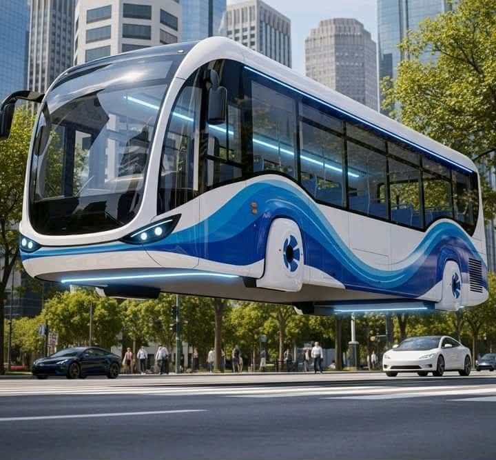 China Trials Revolutionary Maglev Buses That Glide Above City Streets