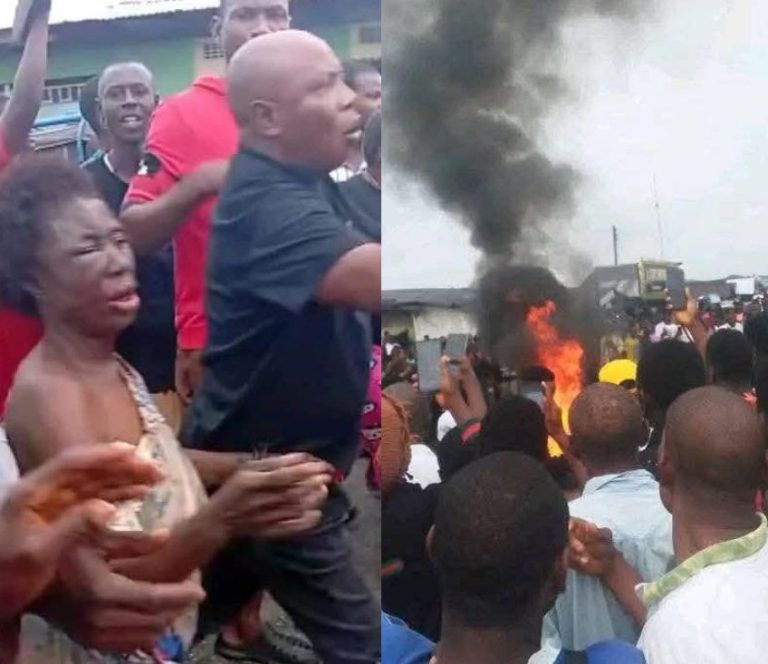 Woman Set Ablaze by Mob in Delta as Anger Over Child Abductions Boils Over