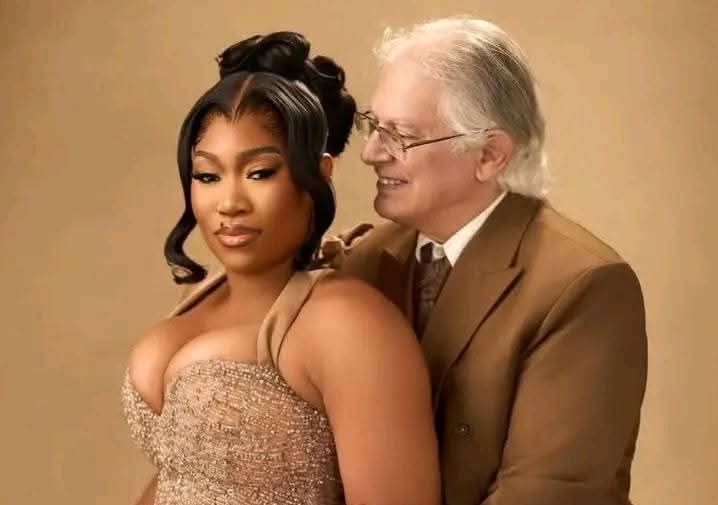 “She Don Marry Her Client” – Adorable Interracial Couple’s Photos Capture Hearts Online