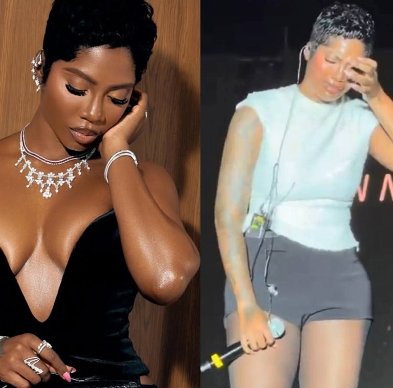 “May Love Give Her A Second Chance”: Nigerians React as Tiwa Savage Breaks Down Performing ‘Somebody’s Son’ (Video)