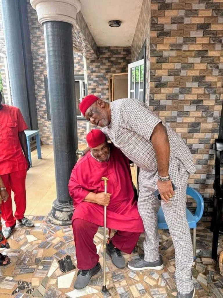 Alive and Well: Pete Edochie Poses With 55-Year-Old Son Following Fake Death News