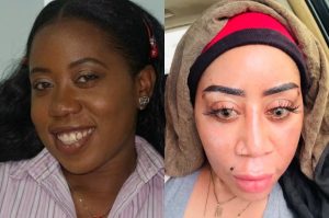 Moyo Lawal Responds to Critics as Before and After Images Go Viral