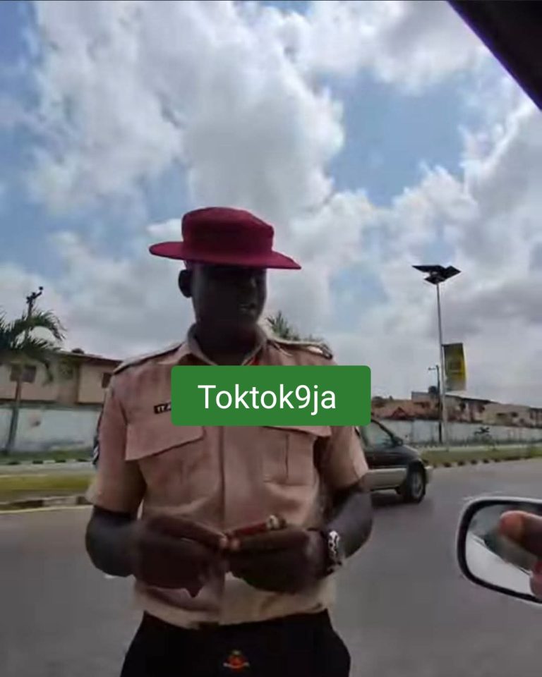 FRSC Officers Seize US License of Nigerian Visitor – Video Shows the Officers Clashing With US-Based Man