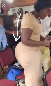 “Women Should Help Some of These Brothers Make Heaven” – Social Media Fumes Over Woman’s Church Outfit