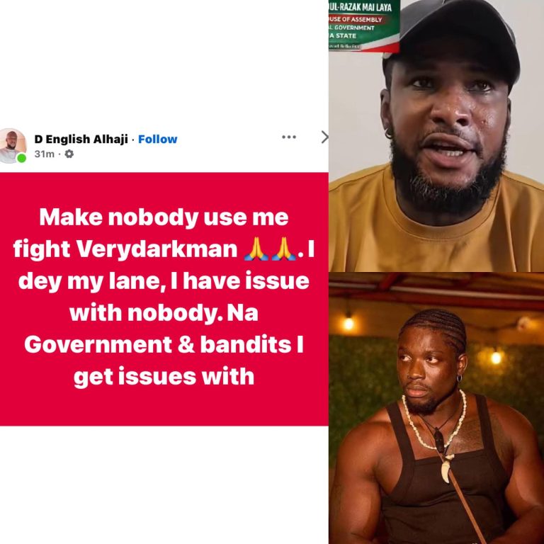 “Nobody Should Use Me to Fight Verydarkman, My Fight Is With Bandits and Government” – English Alhaji Speaks Out
