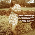 “After sending this pix to the man that was supposed to marry me, he ran away, and went to tell someone that I’m a bad girl” – Lady Reveals Dating Experience