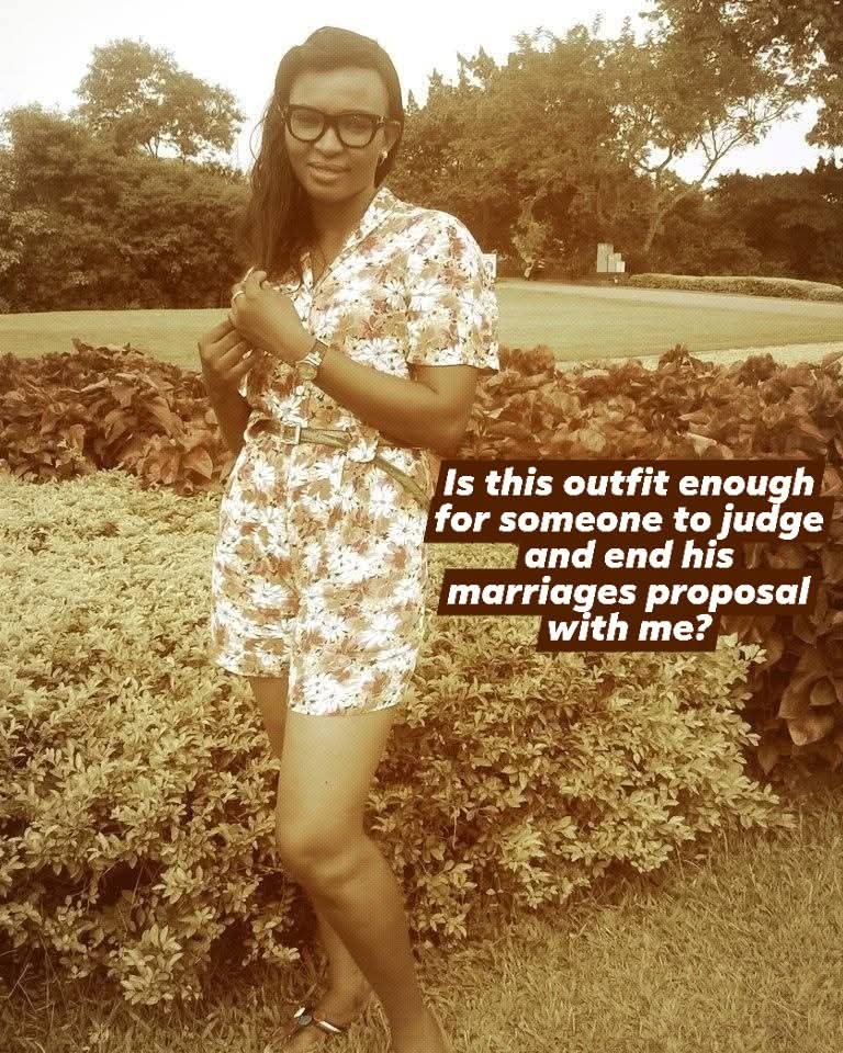 “After sending this pix to the man that was supposed to marry me, he ran away, and went to tell someone that I’m a bad girl” – Lady Reveals Dating Experience