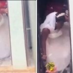 ‘What Was She Thinking?’ – Video of Bride Ch0pp!ng Her Ex-boyfriend on Her Wedding Day Goes Viral