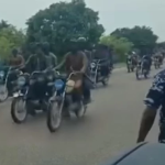 Viral Video Shows Police Greeting Armed Riders