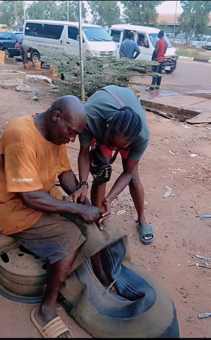 “Yesterday, I Decided to Visit My Dad at His Workshop, Seeing Me Ignited Immense Joy Within Him” – Lady Writes
