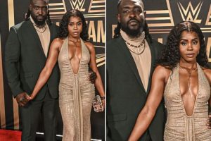 Even The Ruler Takes Time to Appreciate the Queen – WWE Star Oba Femi Steps Out with Girlfriend Briell Brielle