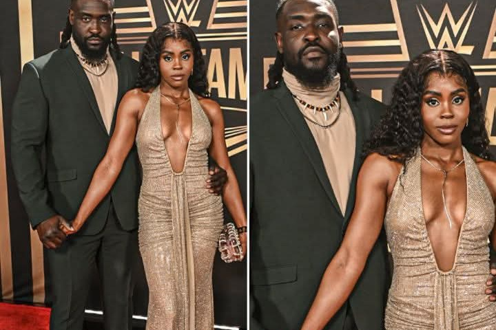 Even The Ruler Takes Time to Appreciate the Queen – WWE Star Oba Femi Steps Out with Girlfriend Briell Brielle