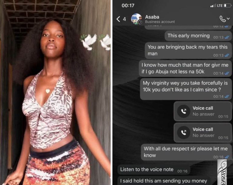 Favour Was Allegedly Paid N10,000 by Odogwu Asaba Instead of N50,000 – New WhatsApp Conversation Emerges