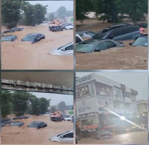 Floods Sweep Through Abuja, Submerging CBN Headquarters, Nicon Luxury, and Other Districts