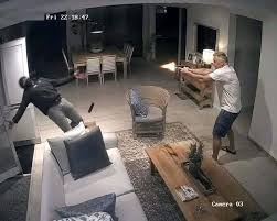 Cape Town Shooting: CCTV Footage Shows Homeowner Firing at Intruder 